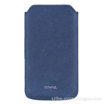 Leather pouch for iPhone
